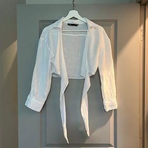 LINEN SHIRT - ZARA